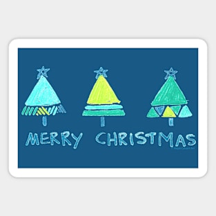 Christmas trees Magnet